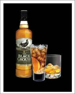 Black and Black Cocktail Photo