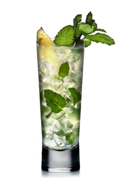 Moon Mountain Green Glass Cocktail Photo