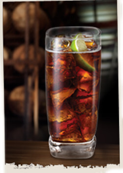 Cruzan 9 and Cola Cocktail Photo