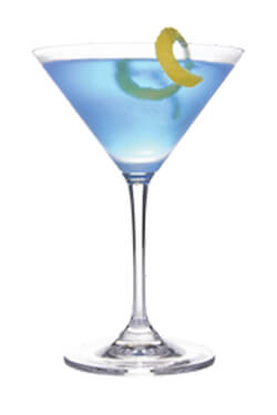 Blue BAM Martini Photo