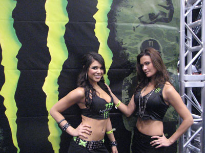 Here's a couple of the Monster Energy Drink Girls