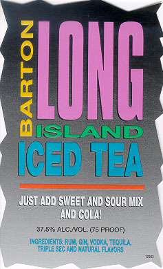 Barton Long Island Iced Tea Photo