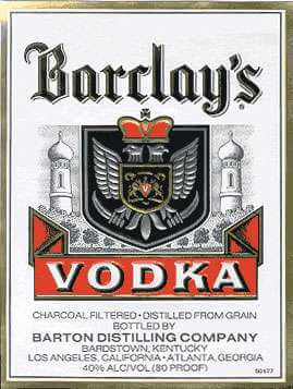 Barclay's Vodka Photo