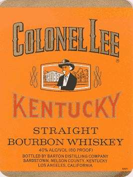 Colonel Lee Bourbon Whiskey Photo
