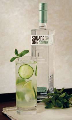 Square One Cucumber Flavored Organic Vodka Photo