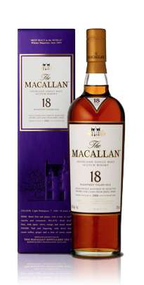 The Macallan 18 Year Old Single Malt Scotch Whisky - Sherry Oak Series Photo