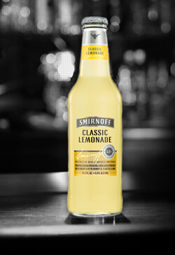 Smirnoff Malt Mixed Drink - Classic Lemonade Photo