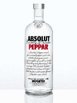 Absolut Peppar Vodka Photo