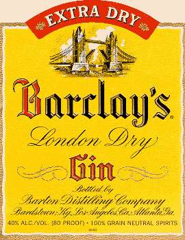 Barclay's London Dry Gin Photo
