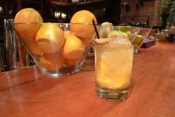Cinnamon Orange Caipirihna Cocktail Photo