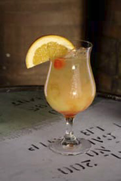 Cruzan Mango Hurricane Cocktail Photo