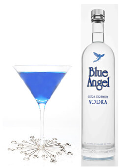 Blue BAM for Hanukkah Cocktail Photo