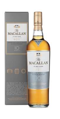The Macallan 10 Year Old Single Malt Scotch Whisky - Fine Oak Series Photo