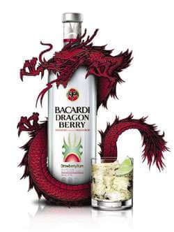 Bacardi Dragon Berry Rum Photo