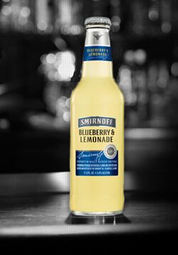 Smirnoff Malt Mixed Drink - Blueberry and Lemonade Photo