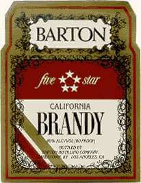 Barton California Brandy Photo
